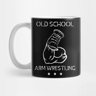 Old School Arm Wrestling Mug
